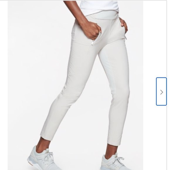 Athleta Hybrid Hyland Tights - Light Grey - Picture 1 of 7